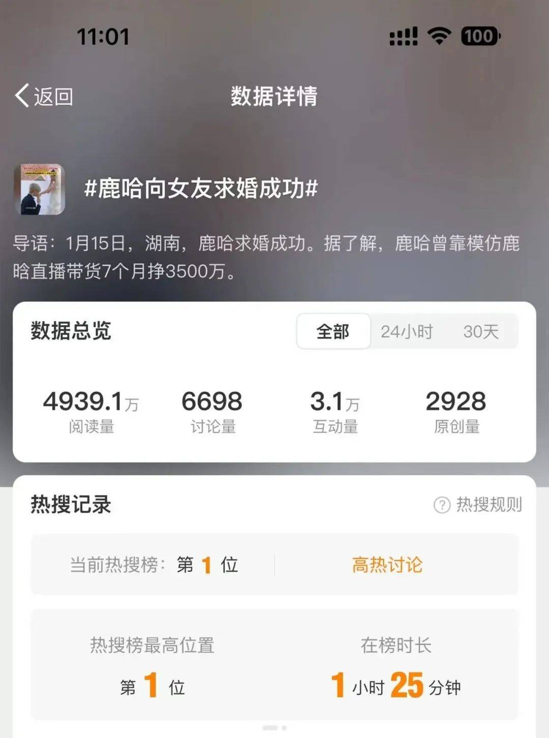 热搜第一<strong></p>
<p>债券现券交易收费标准</strong>！鹿哈在湖南向女友求婚成功