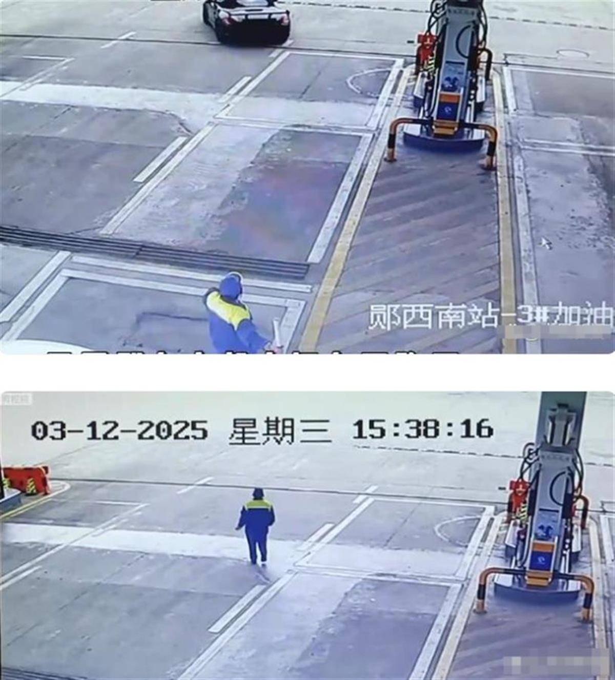无牌保时捷司机加油逃单：钱是逃不了的<strong></p>
<p>补原油</strong>，人也是逃不掉的