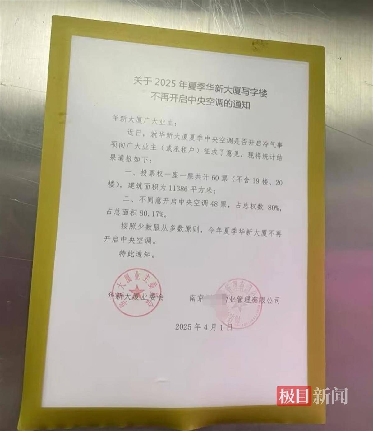 南京一写字楼投票决定夏季不开中央空调<strong></p>
<p>ine原油</strong>，物业：少数服从多数