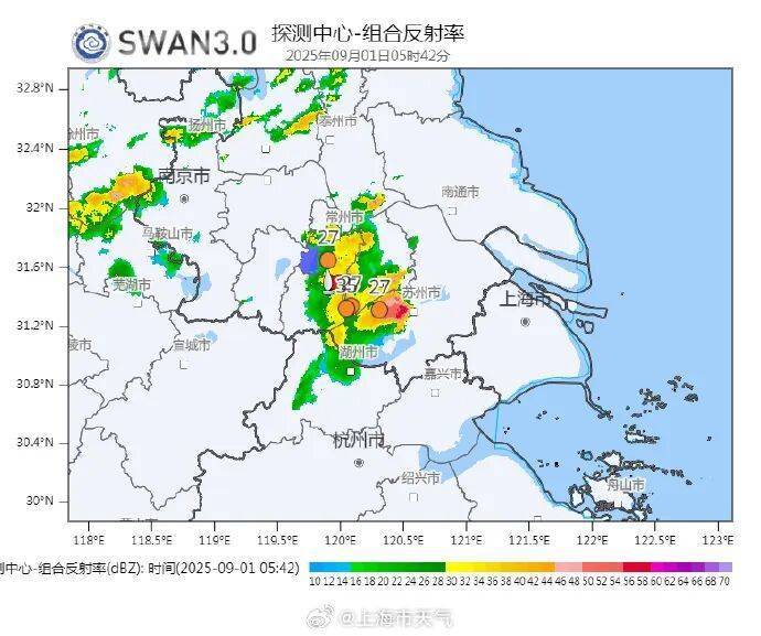 上海今日将现局部大雨到暴雨<strong></p>
<p>白银</strong>，注意防风防雨防雷电！后半周“秋老虎”要来