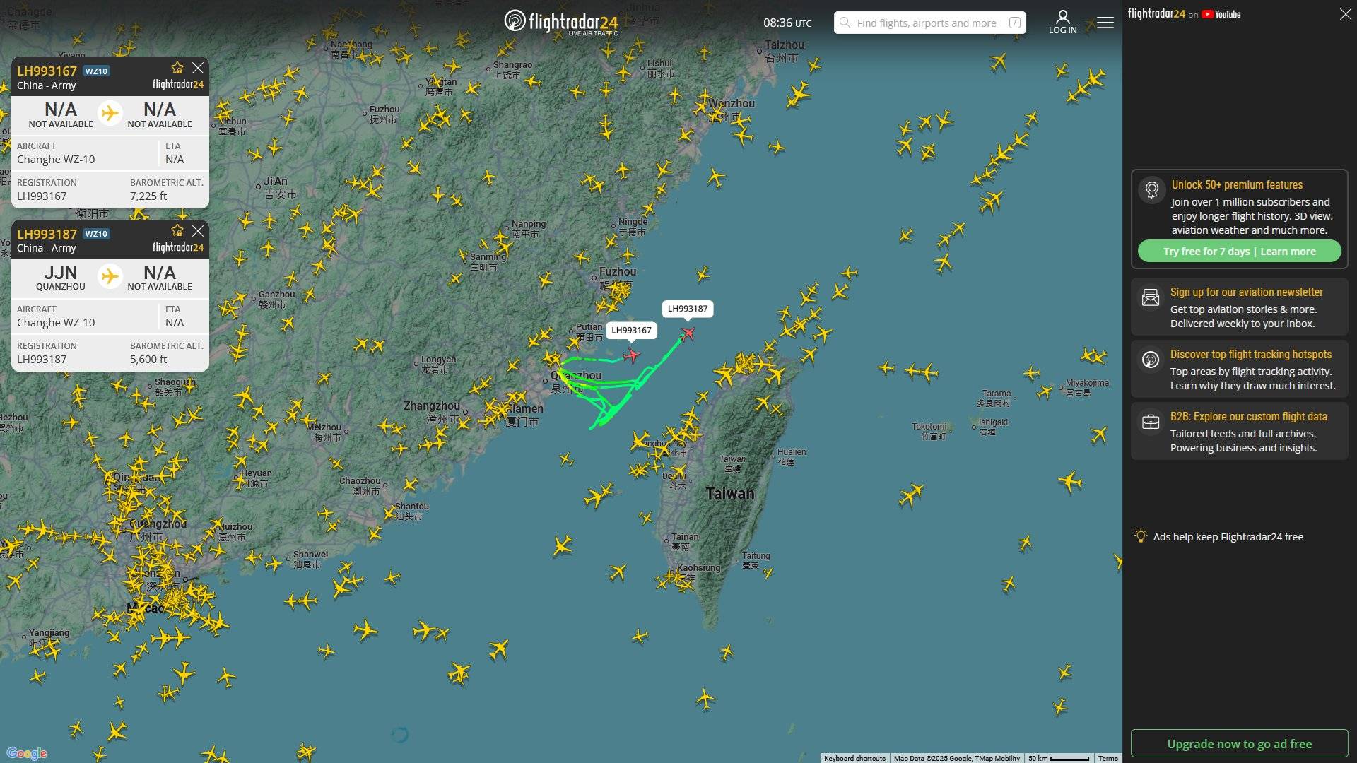 台岛海峡对峙升级<strong></p>
<p>free价格</strong>，外军机突然向直10逼近，结果下一刻又老实了