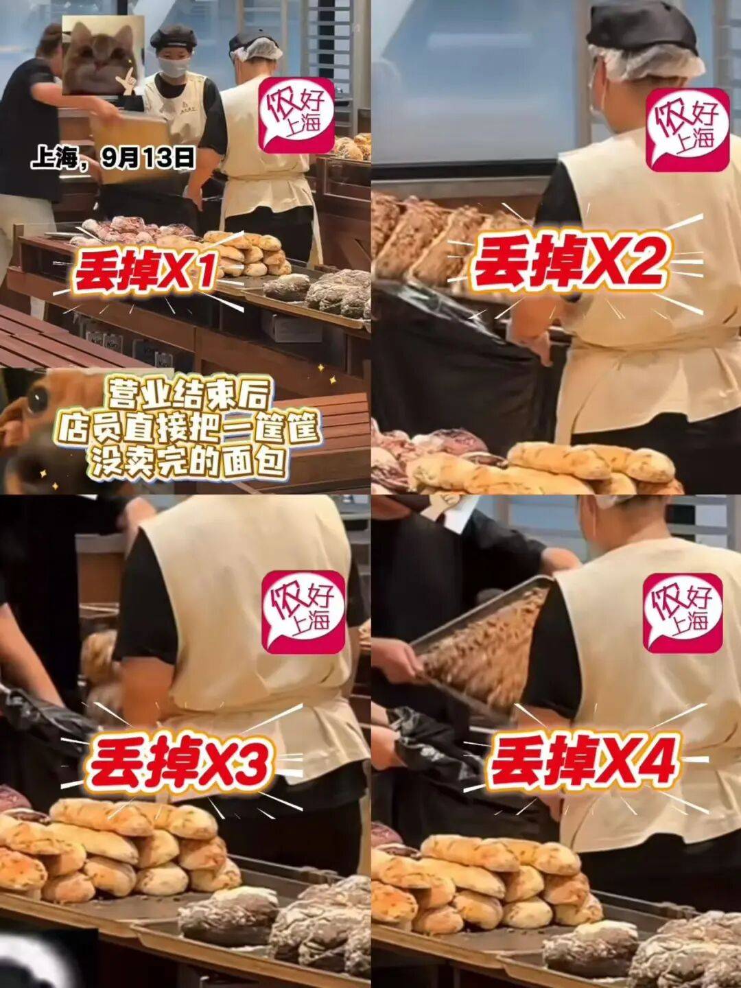 看着心疼<strong></p>
<p>传奇</strong>！上海网红店将没卖掉的面包整框扔了？网友吵翻