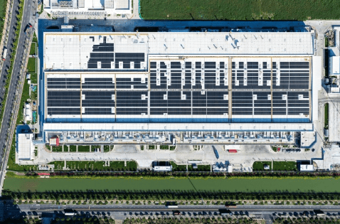 特斯拉副总裁陶琳:特斯拉上海超级工厂屋顶已铺满光伏板<strong></p>
<p>虚拟币</strong>,每年发1100万度电,减碳4600吨!隔壁储能超级工厂也在加装光伏板