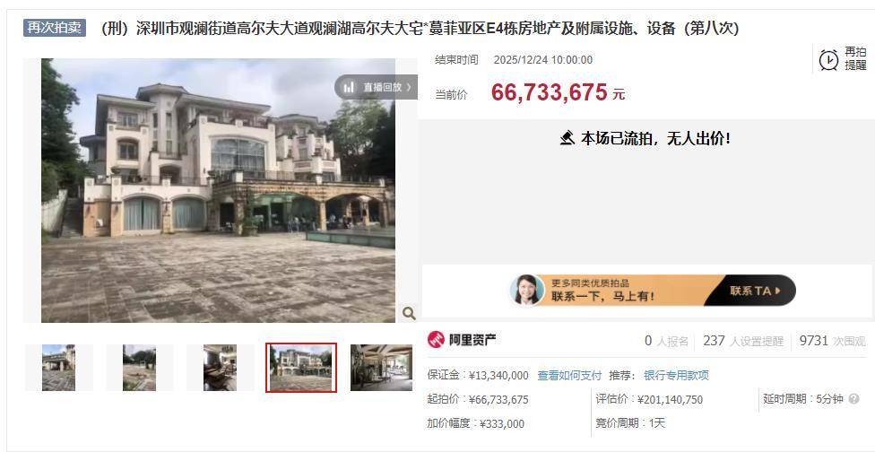 估值2亿元别墅6673万元起拍没人要<strong></p>
<p>个人虚拟币财产税</strong>,该别墅系“中科创系”案件涉案资产